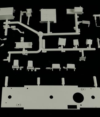 Parts Sprue - Erie ICC Bay Window Caboose - Interior Details