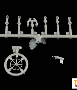 Parts Sprue - Erie ICC Bay Window Caboose - Roof Details