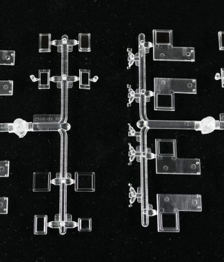 Parts Sprue - Erie ICC Bay Window Caboose - Clear Parts