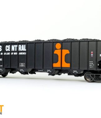 SOLD OUT: Illinois Central (IC) "Delivery Black 1969" IC Centralia Shops 3834CuFt Quad Coal Hopper