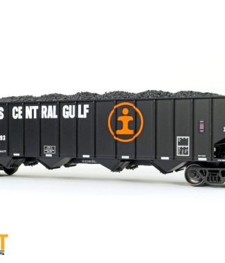 SOLD OUT: Illinois Central Gulf (ICG) "Delivery Black 1977" IC Centralia Shops 3834CuFt Quad Coal Hopper