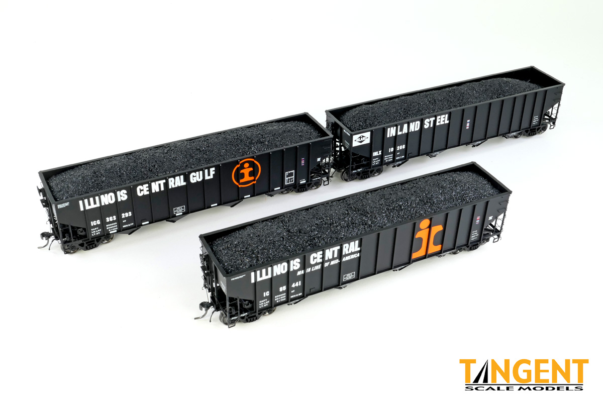 L.G.B HI TECH CARBON 9P CAGO カーゴ 美品 IC/ICG Centralia Shops 3834cf Quad Coal Hopper - Tangent Scale Models