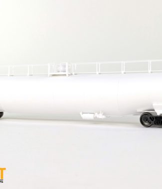 Undecorated RTR NACC 1963 Design 33,000 Gallon Dual Diameter LPG/AA Tank Car