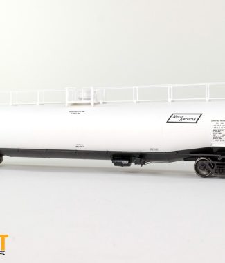 NATX "White Lease Delivery 1963" NACC 1963 Design 33,000 Gallon Dual Diameter LPG/AA Tank Car